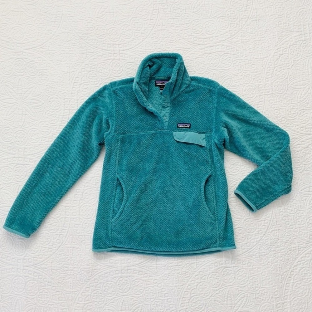 Patagonia Women's Re-Tool Snap-T Fleece Pullover,‎ Mogul Blue Sz S